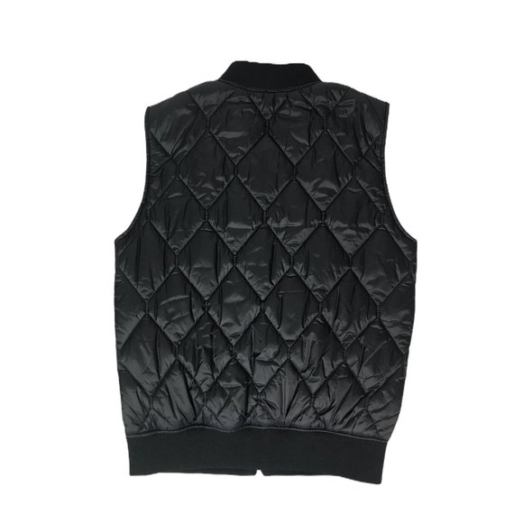 Champion Mens Quilted Bodywarmer Gilet Jacket Size Medium Black Padded Vest - Picture 4 of 10